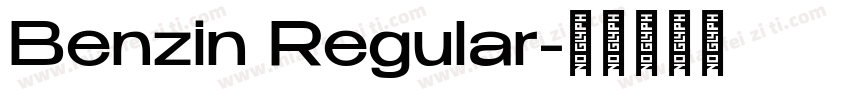 Benzin Regular字体转换